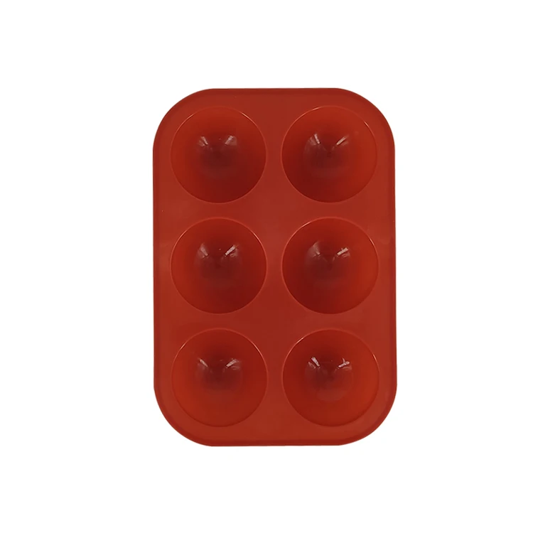 

custom 3d 6 holes ball polycarbonate silicone moldes de silicona para chocolate mold for chocolate