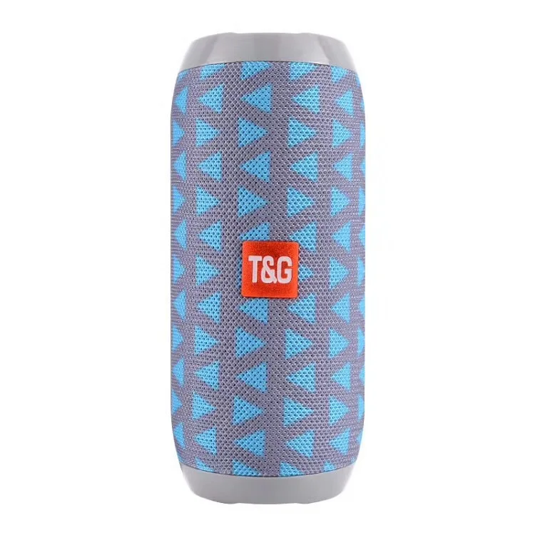

TG117 Portable Speaker Waterproof Blue tooth Speaker Outdoor Subwoofer Bass Wireless Speakers Mini Column Box Loudspeaker FM TF, Black/blue/red/camouflage/orange blue/blue gray/red blue