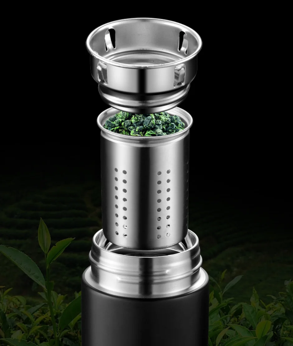 2020 New arrival SUS 316 stainless steel intelligent thermos business gift tea coffee water drinking bottle