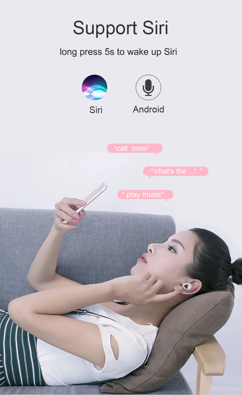 New design surround sound portable bluetooth V5.0 earphones TW10 magnetic charging headphone parts - ANKUX.COM