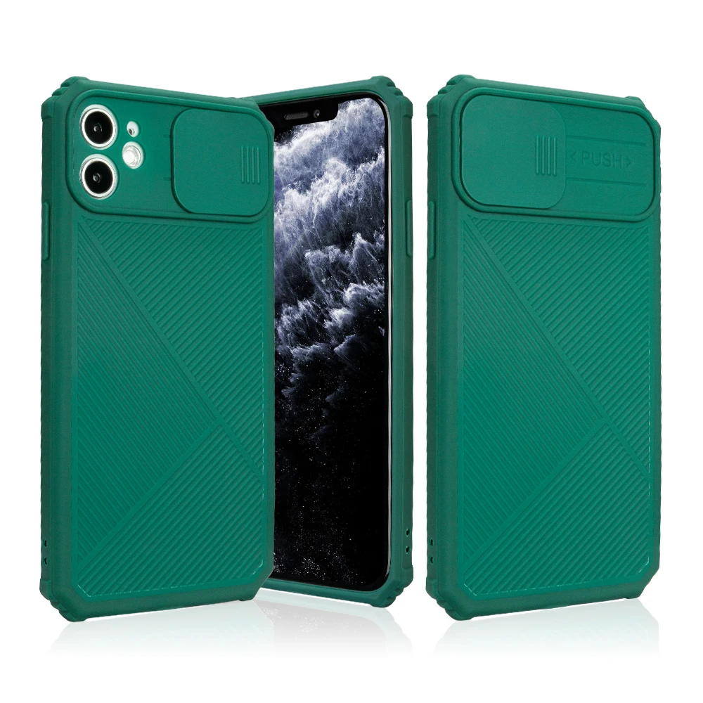 

New Ideas Product TPU Back 2021 Slide Camera Protection Phone Cover for iPhone 12 Pro