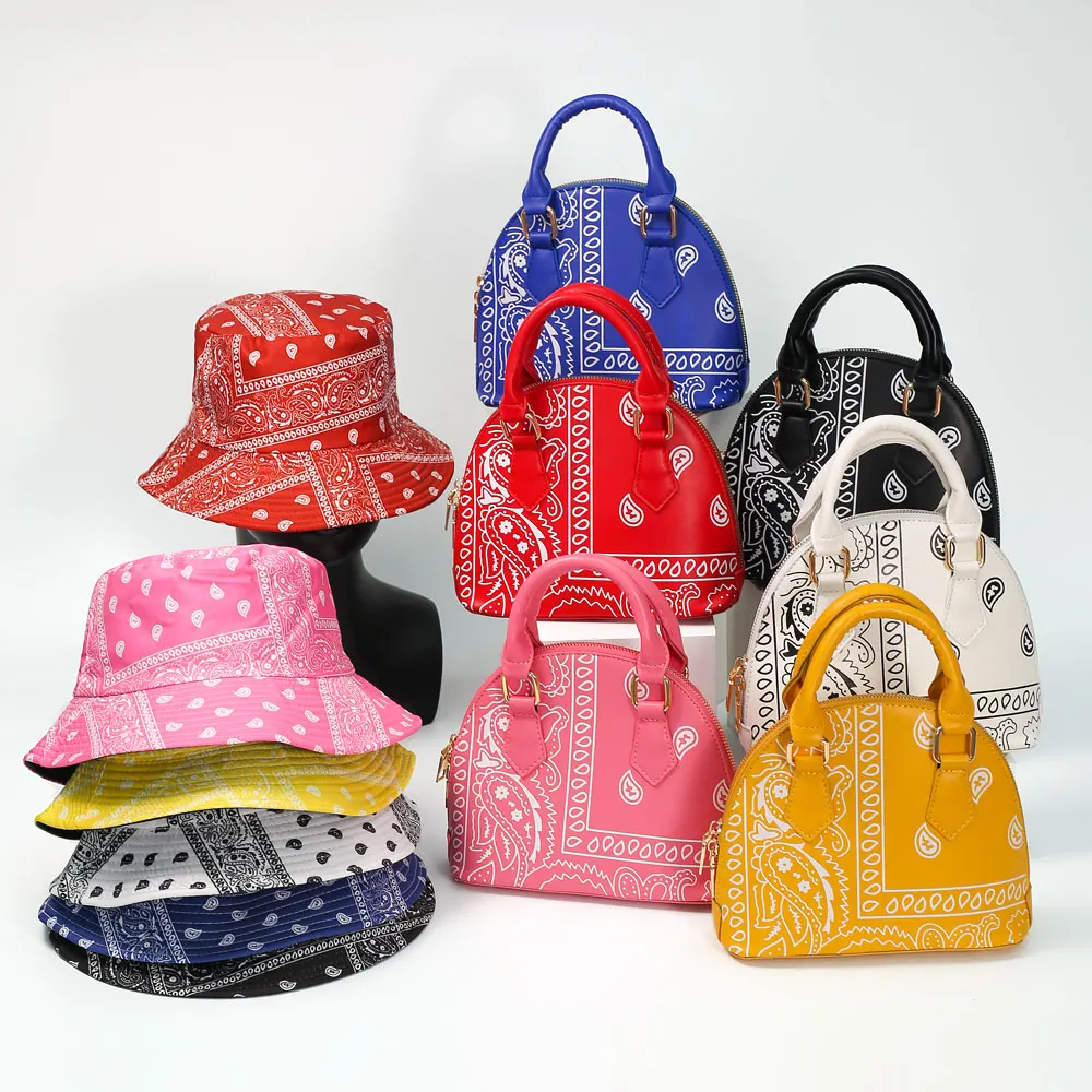 

2021 New arrivals matching hats and purse sets shell handbag fashion bags wholesales hat and purse sets handbags luxury ladies, White,red,black,blue,yellow