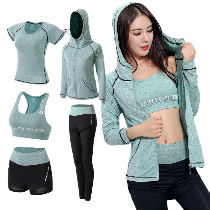 

2021 Yoga Clothes Wear Sportswear Fast Drying Sweat Absorption High Waist plus Size Running Gym Suit Lady Women