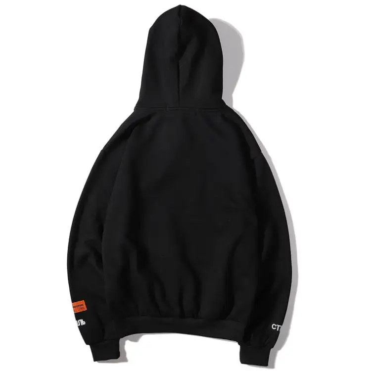 

Factory price wholesale oversized black hoodie off-white off shoulder hoodies power supply with great