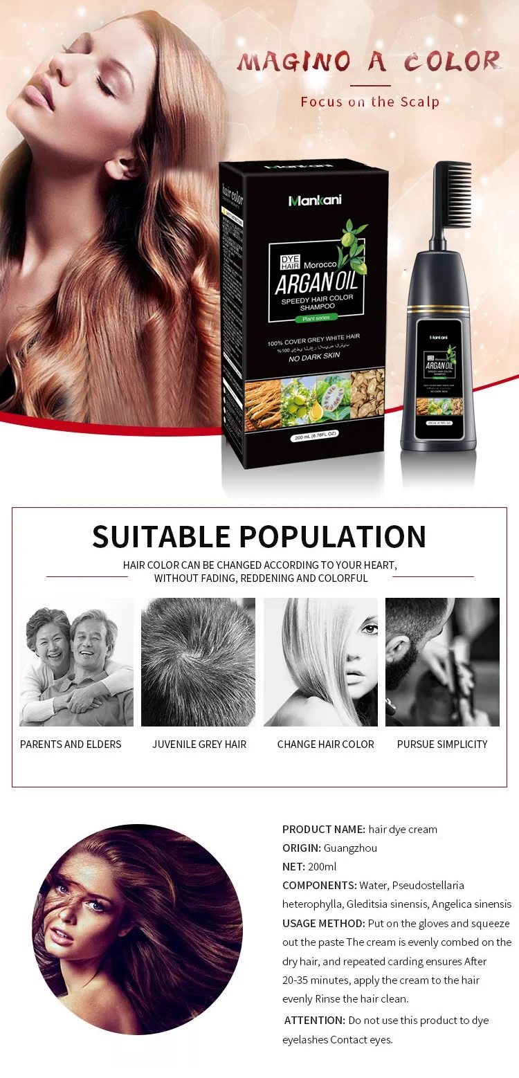 comb hair dye