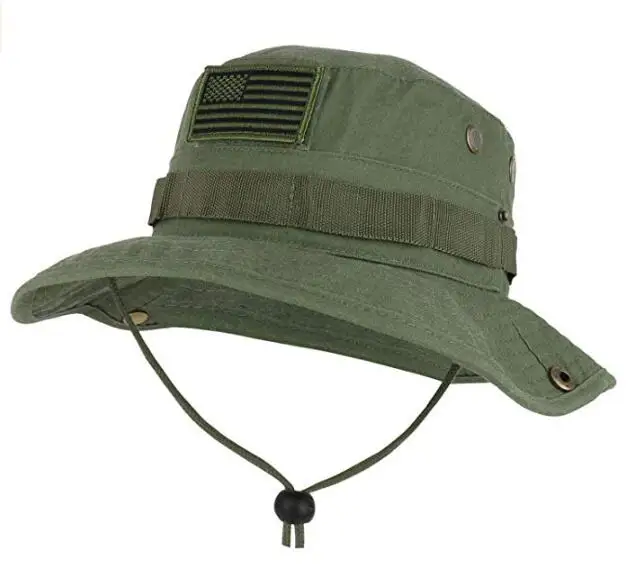 Military American Flag Hook And Loop 