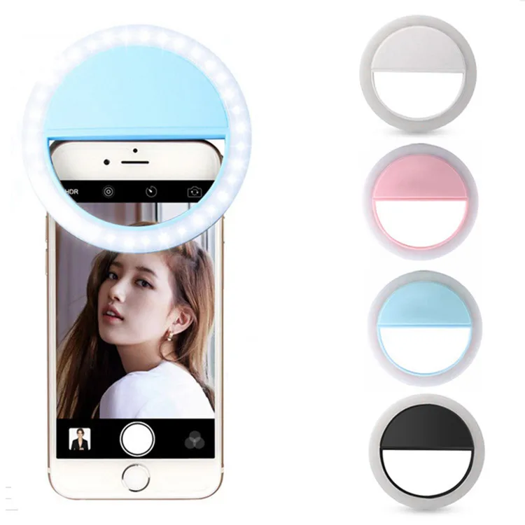 

tiktok Portable 36 LED mini rechargeable mobile phone fill selfie aros de luz led para foto telefono