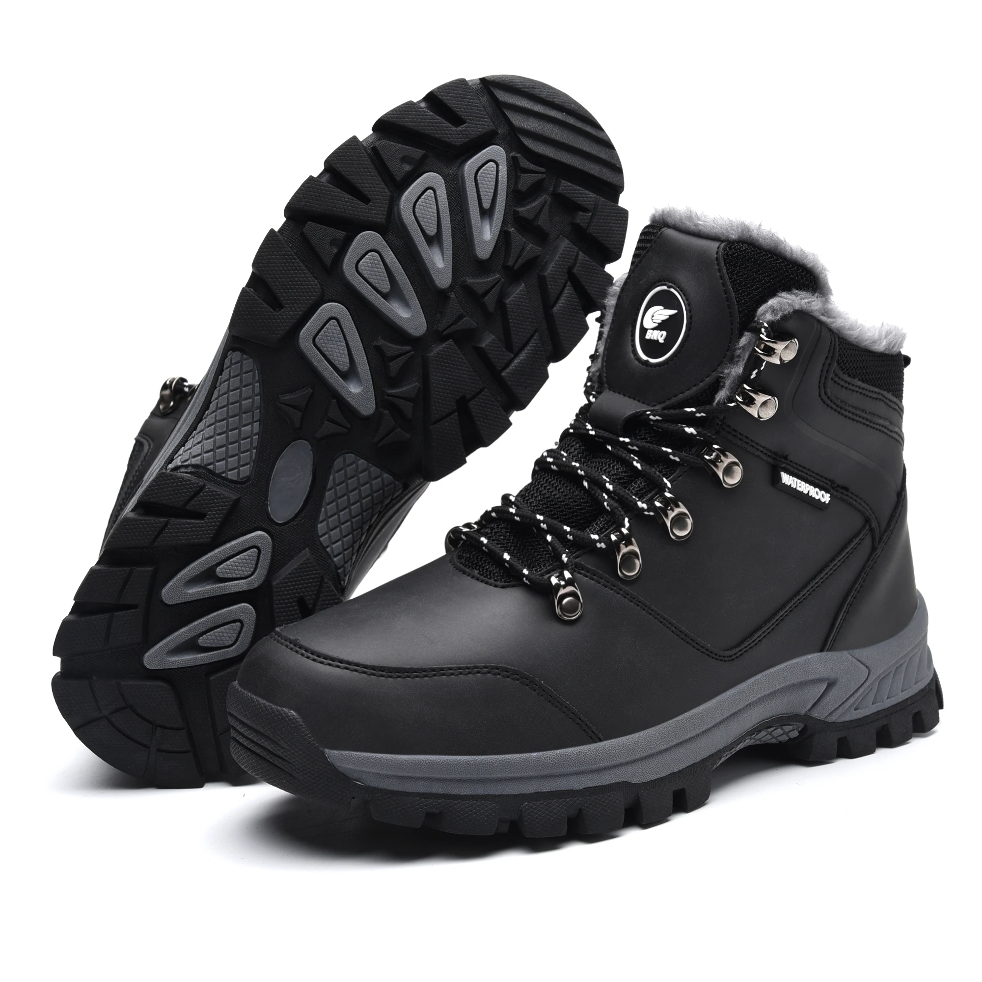 

Wholesale high-quality wear-resistant, warm, waterproof and anti-skid mountaineering boots outdoor walking snow boots