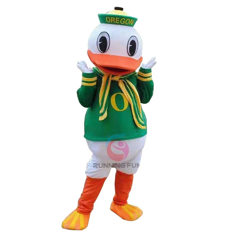 

Running Fun Cutom oregon duck cartoon mascot costumes for sale