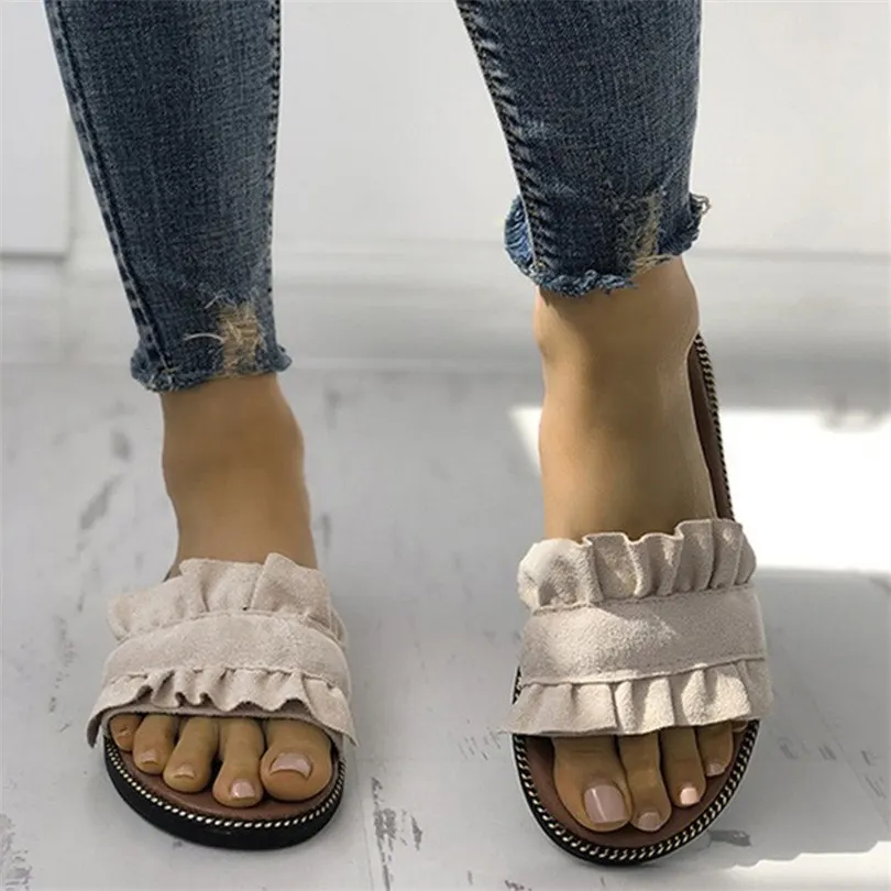 

Women Slippers Flat Woman shoes Summer Beach Slip On Slides Flip Flops Sandals Ladies Fashion Slippers Home Female Women's Shoes, As the pictures show