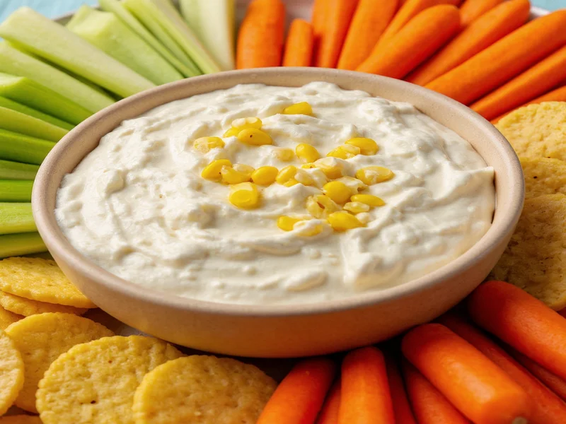 homemade cream cheese corn dip