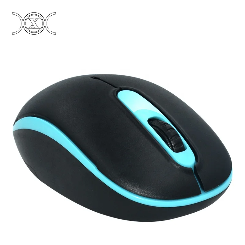 

2.4G Optical Computer Mouse Wireless Office Mouse Ergonomic USB Gaming Mice For Mac Laptop Windows, White bule , black red , black , black blue