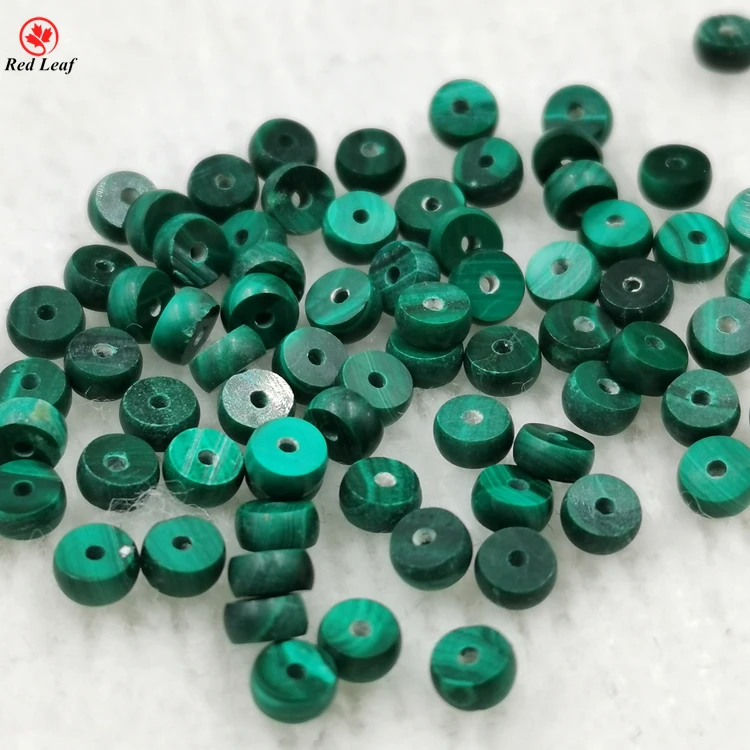 

Wholesale 3*1.5*0.8mm Natural Green Malachite beads stone Loose Beads