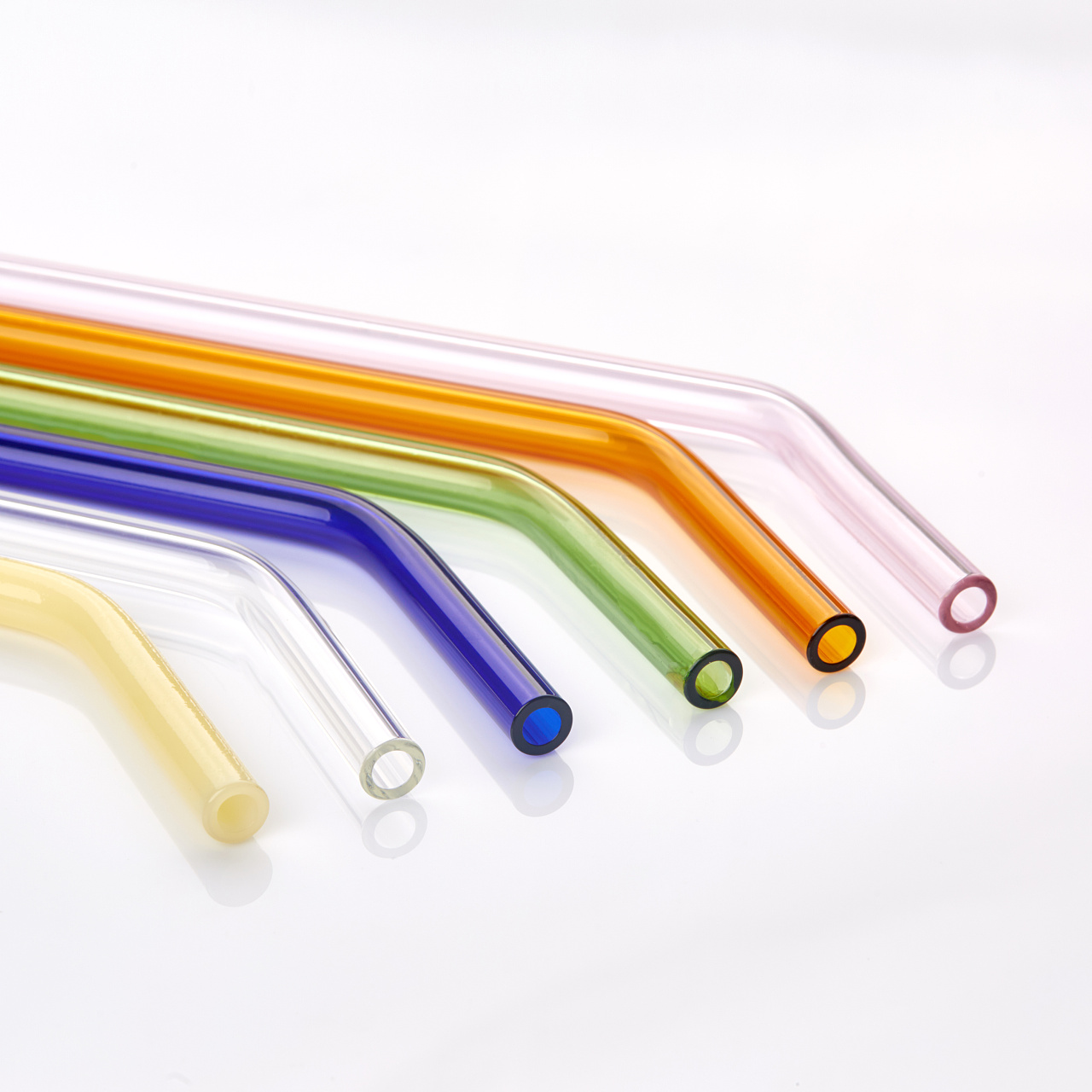 

Glass straw borosilicate heat-resistant glass straws