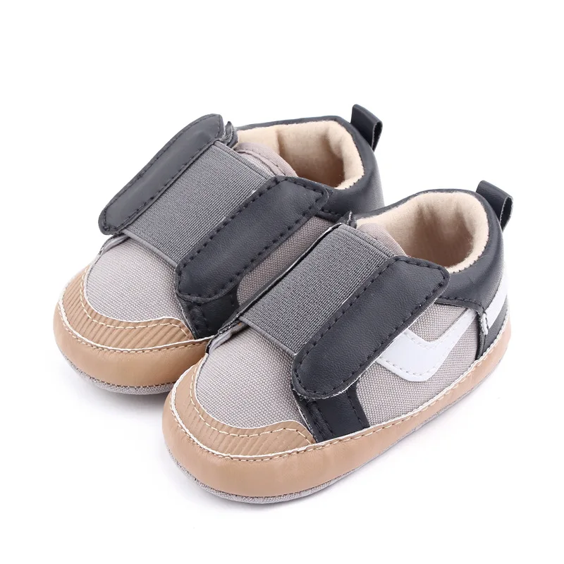 

Spring Autumn Causal Baby Boy Soft Sole Shoes Toddler Hook and Loop Fastener Walker Shoes For Boys, Picture shows