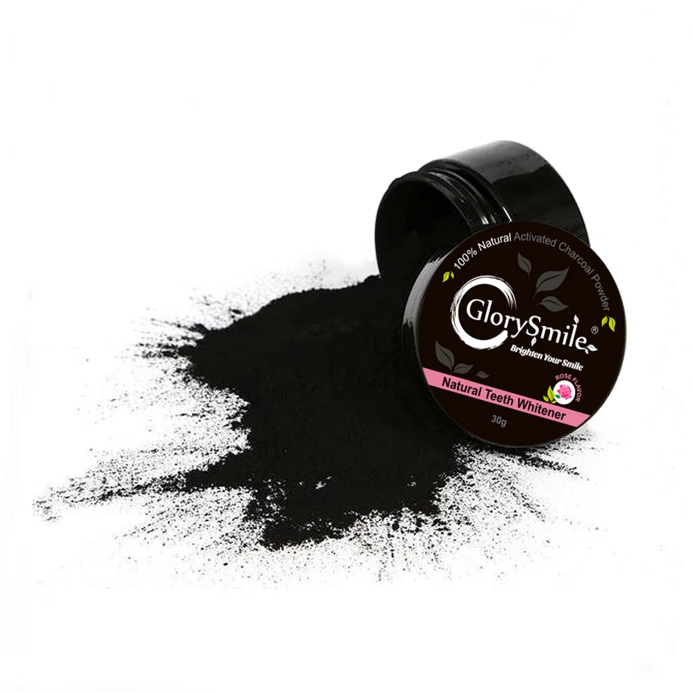 

CE Approved Activated Charcoal Teeth Whitening Powder Natural Coconut Teeth Whitener 15g 30g 60g Mint With Bamboo Toothbrush