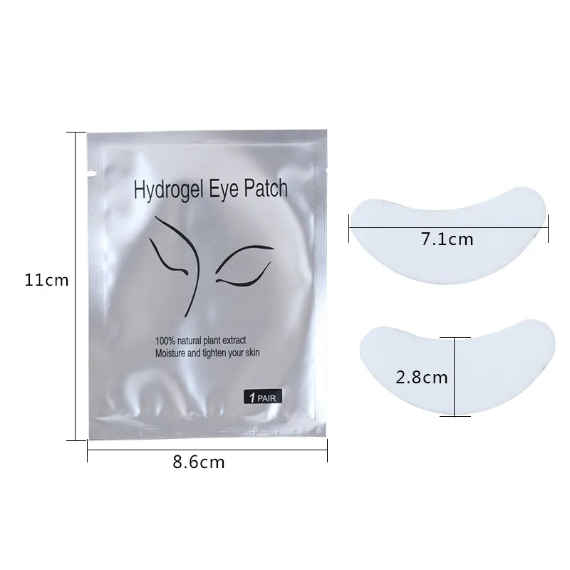 

Wholesale Sterile Biogel Eye Gel Patch Anti-sensitive Silicon Eyelash Extension Eye Pads, 12colors