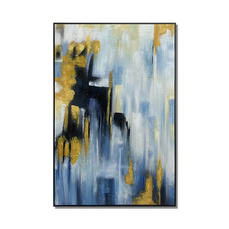 

Home Decor Framed Hand Paintings Abstract Poster Hand Painted Canvas Wall Art 3D Texture Oil Painting
