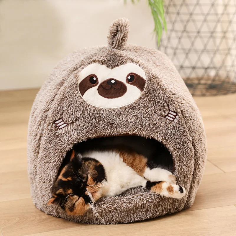 

Luxuriating Pet Bed Sheet Pet Beds Plush Stuffed Sofa Lowes Dog Kennels Kennel Houses Pineapple For Human Pillow Pet Cages, Coffee