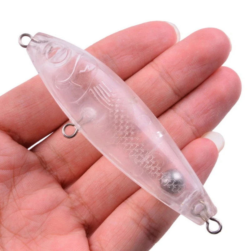

90mm 11g Floating Fishing Pencil Bait Artificial fishlures Transparent Unpainted Pencil Bait