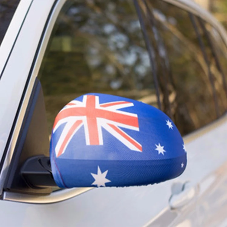 national australia flag car wing mirror flag cover