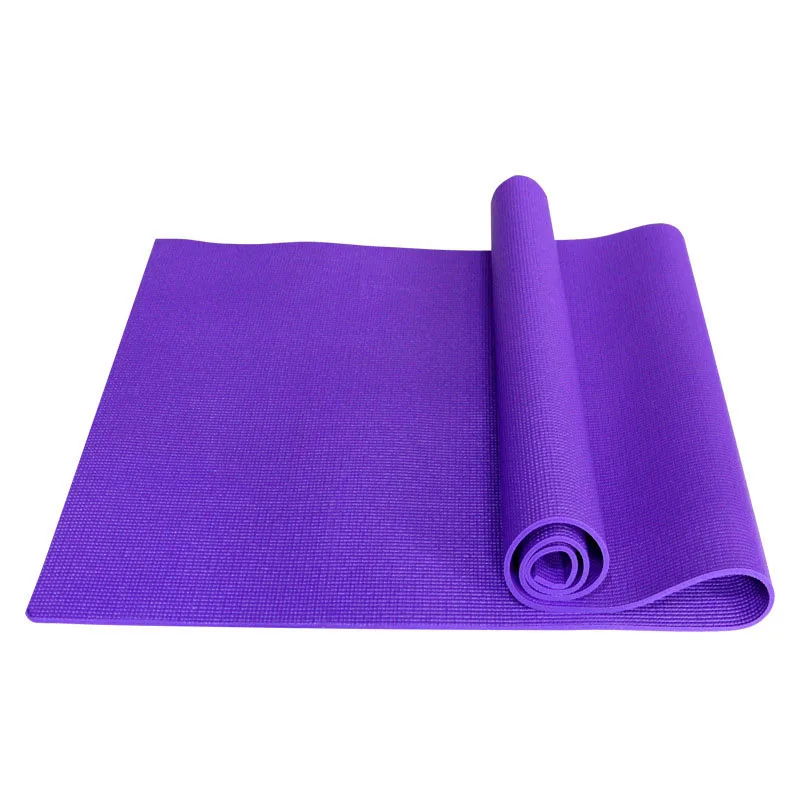 

Factory wholesale custom high-quality PVC non-slip yoga mat exercise mat cheap fitness accessories equipment Soft yoga mat, Purple+green+blue+rose red+light purple+orange