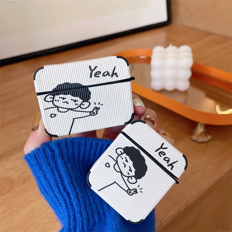 

2022 New Luxury Boy Girl Couple Designer Shockproof Soft Leather Case for Airpods 1 2 Pro for Air pods 2 3 Pro