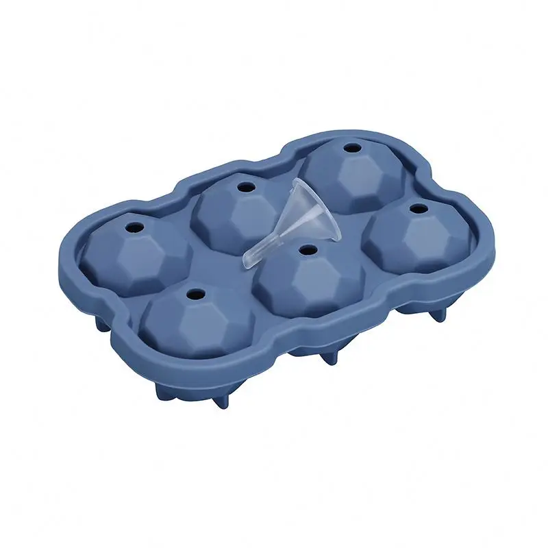 

Best quality most popular silicone football shaped ice cube tray for whisky