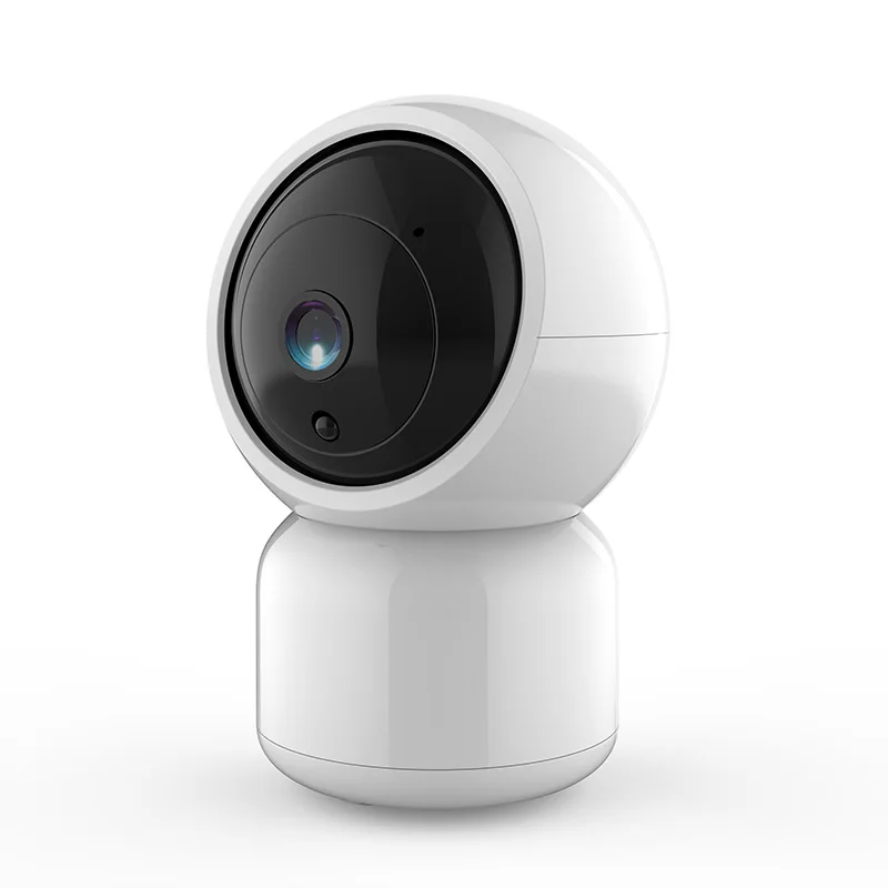 

WiFi smart camera HD night vision mobile phone remote panoramic home network monitor, White