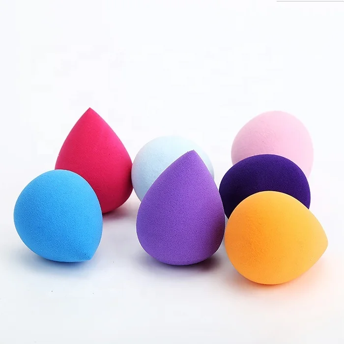 

Colorful Beauty Foundation Makeup Sponge Cute Drop Shape Make up blender vendor