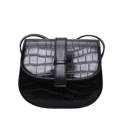 

KL110 107 The latest design womens saddle bag ladies shoulder bag fashion messenger bag crocodile pattern wholesa