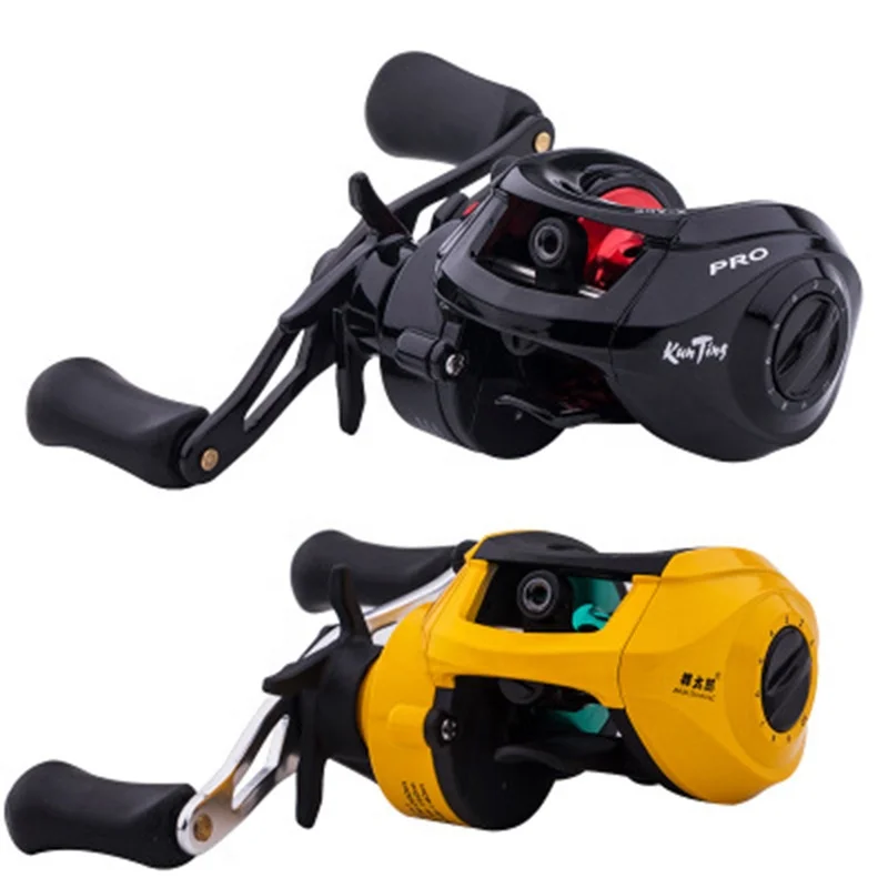 

14+1BB Baitcast Wheel High Speed Bait casting Fishing Reel saltwater baitcasting reel, Black yellow