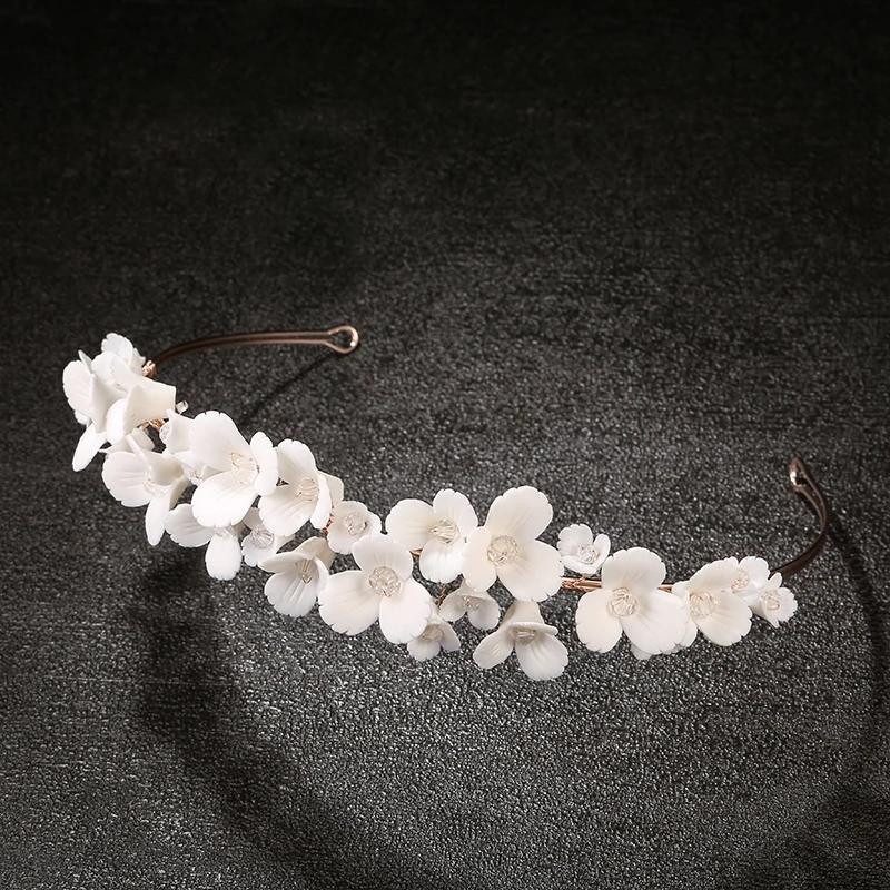 

ROMANTIC Luxury Handmade Hair Accessories Bridal Wedding Pearl Hairbands for women