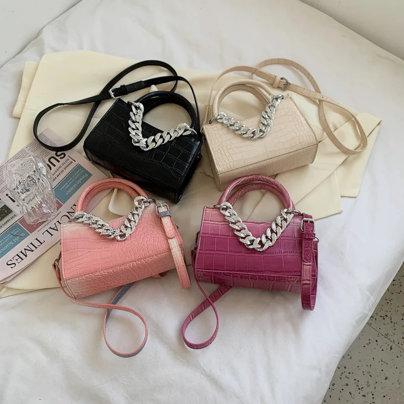 

FANLOSN New Style Mini Handbags Clutch Hand Bag Hand Bags Ladies, As the picture shown or you could customize the color you want