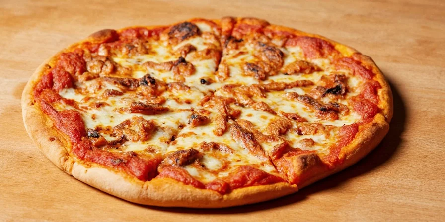 Spicy Pizza Slice Close-Up