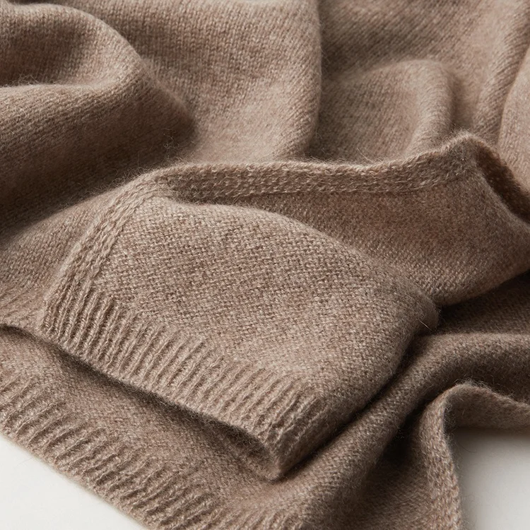 
Pure 100% Cashmere Poncho Sweater Pullover Plus Oversized V Neck Best Women Cashmere Sweater 