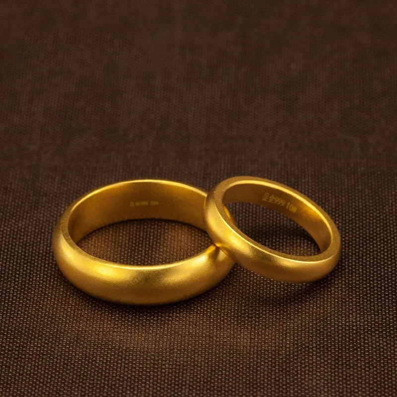 

Wholesale Custom 24k Real Time Price In Dubai 999 Pure Gold 1 2 3 4 5 6 7 8 9 10 Gram Solid Gold Ring For Couple Men Women