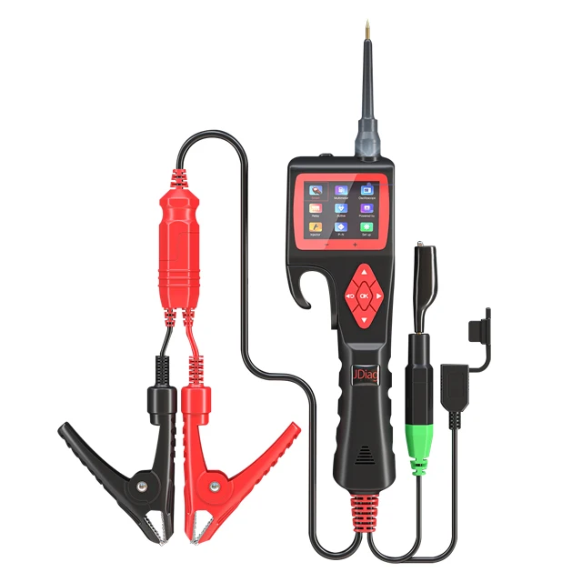 

Probe Powerful Diagnose Vehicle Electrical System P200 JDiag Smart Circuit Tester Oscilloscope function Injector test