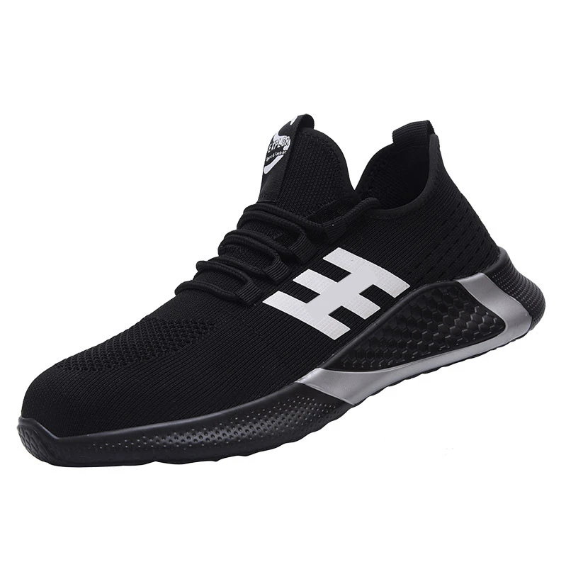 

Cotton Fabric Rubber Outsole Stretch Fabric Unisex Breathable Safety Shoes