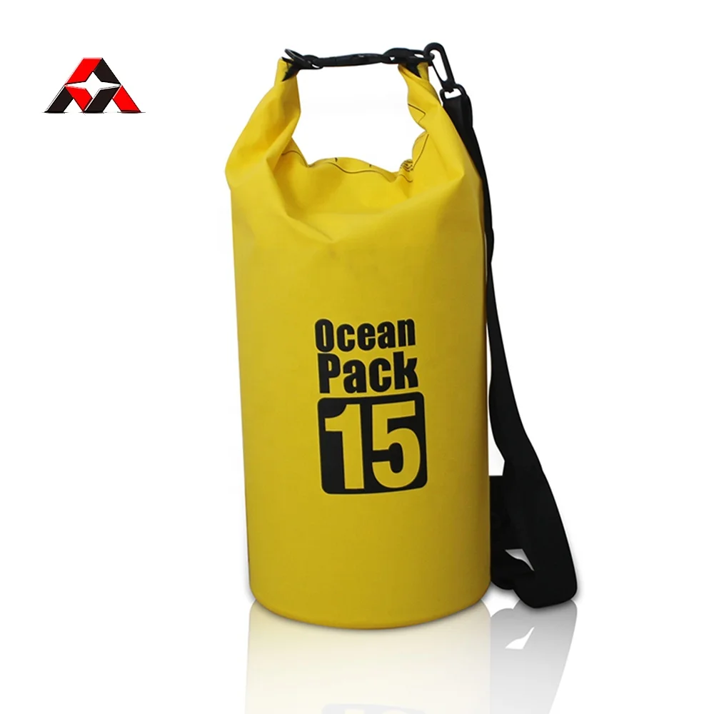 15L  500D PVC OCEAN BAG Custom Logo Water Proof Floating Dry Bag/