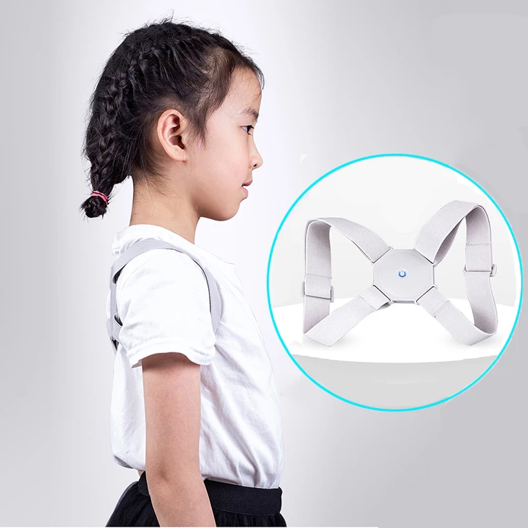 

Prevent deformation of spinal column Prevention and correction of back correction belt posture corrector device, Gray