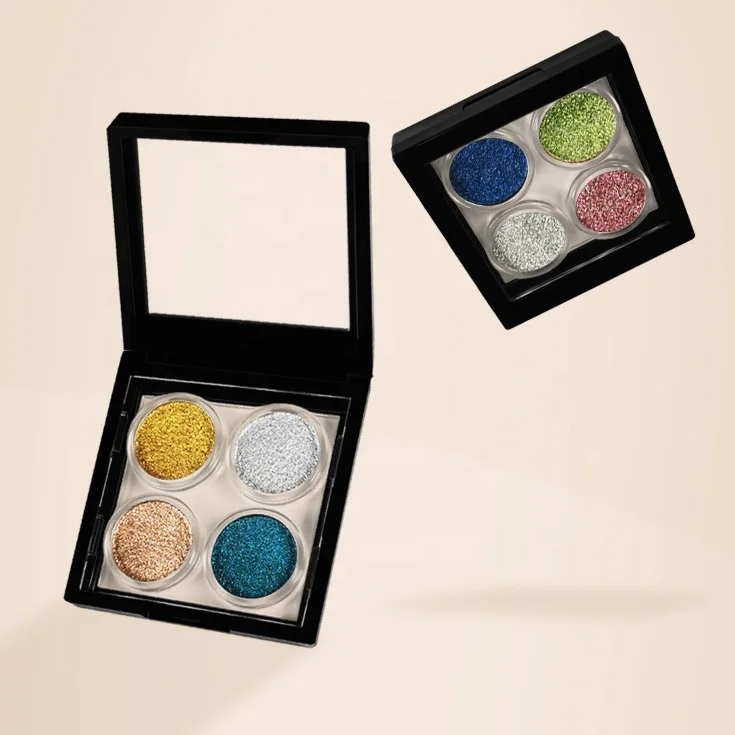 

4 Colors / set Acrylic Powder Glitter Chrome Gold Silver Nail Pigment Powder Mirror Nail Art Powder