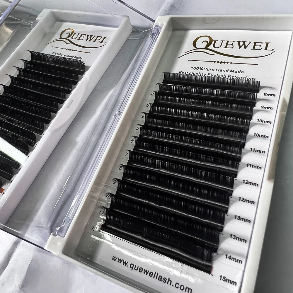 

Quewel lash extension strip lashes eyelashes extension professional eyelash extension supplies private label, Natural black