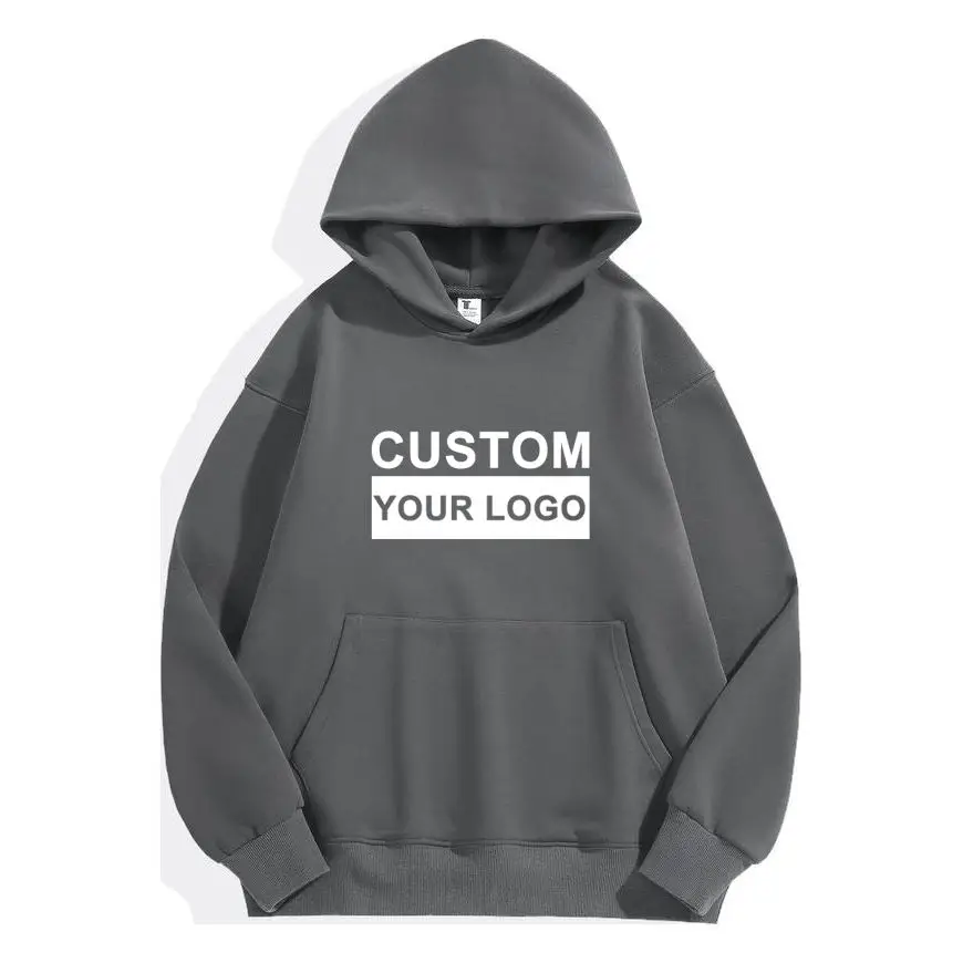 

Custom Logo Fashion Custom gsm Cotton No String Hoodies Plain Blank Drop Shoulder Fleece Hoodie For Men