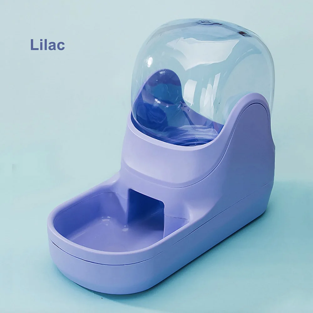 

New Design Pet Bowl ABS&PVC Plastic Multifunction Dog Food Storage Smart Automatic Pet Feeder & Waterers Pet Food Bowls, Green ,orange ,purple ,gray