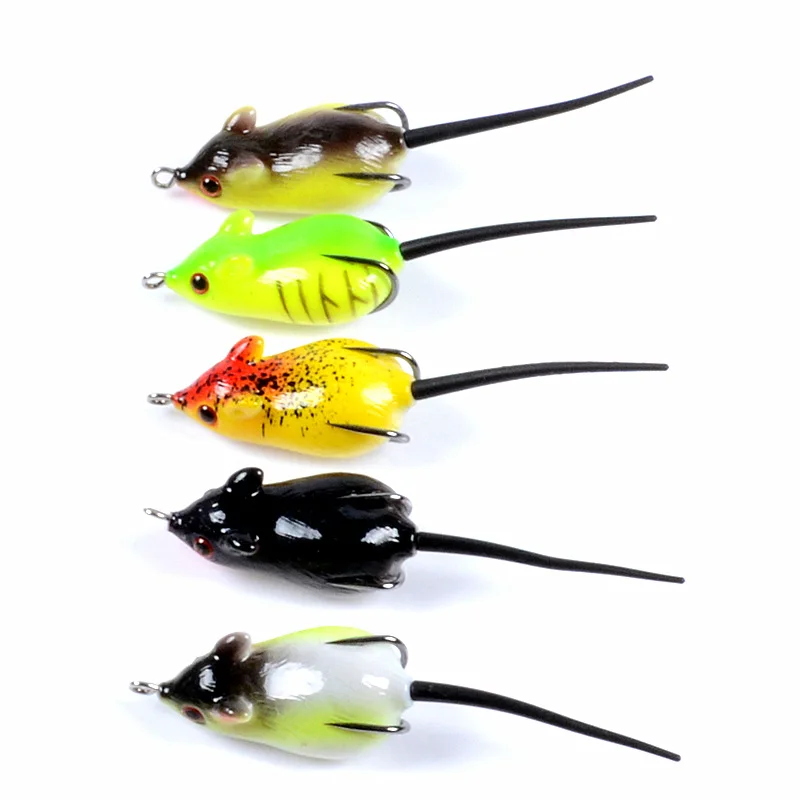 

Soft mouse bait frog fishing lure 8.2g  Japanese frog bait, 5 colors
