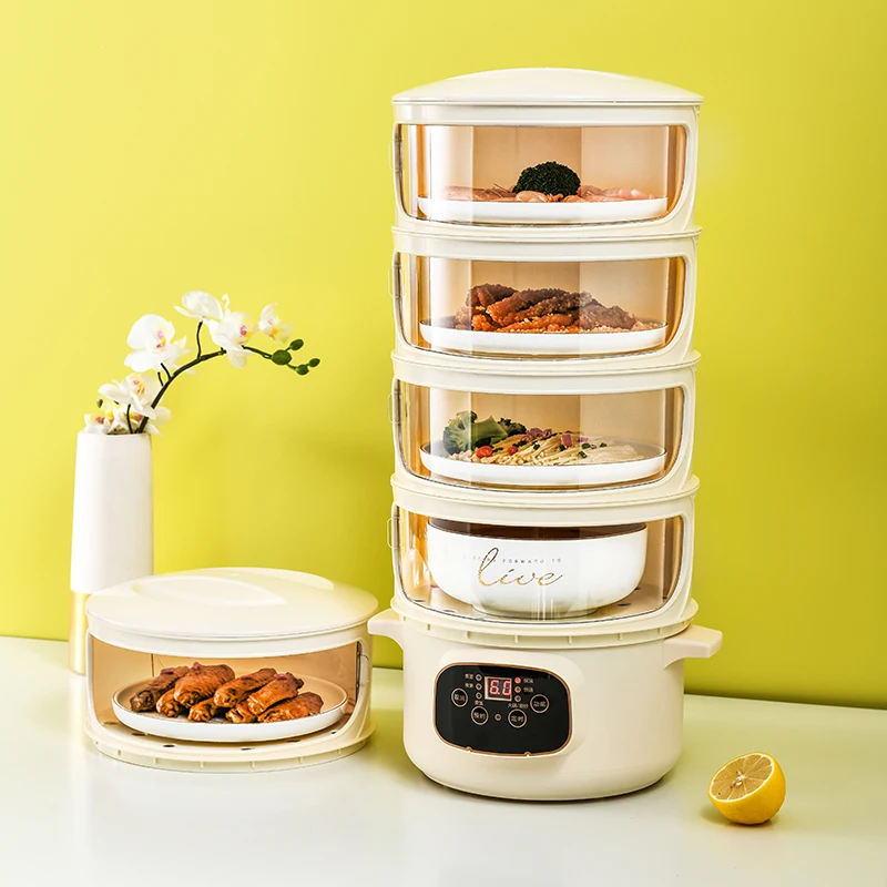 

More popular Transparent electric insulation warmer multi layer food cover electric heat food cover