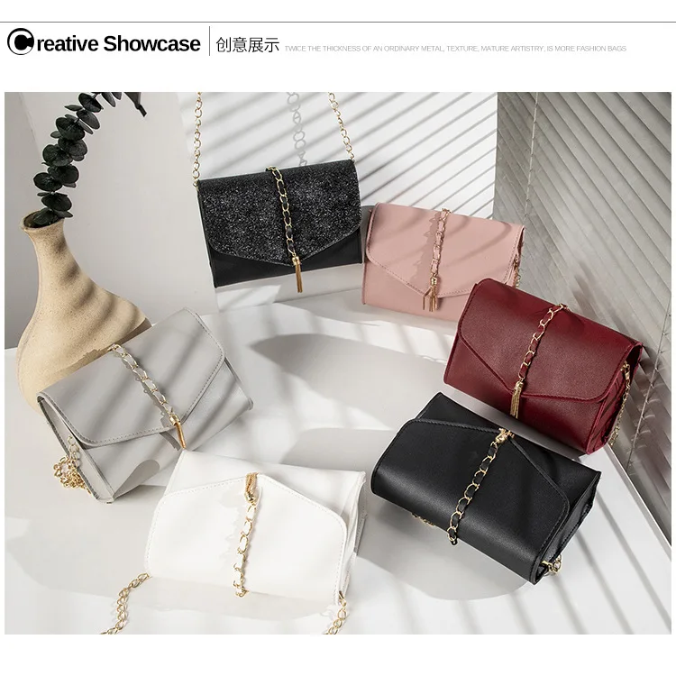 

FLB069 2020 trending fashion pu leather mini crossbody bags woman bags luxury handbags brand, White, red, gray, black, pink, bling