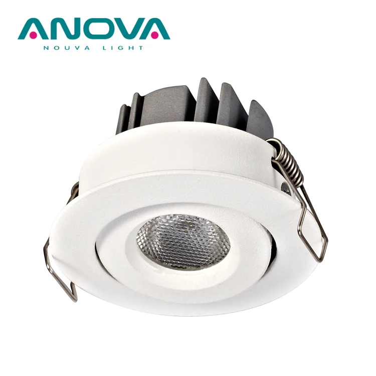 Nordic 1W Adjustable Aluminum Mini Spot Light Small Downlight Under Cabinet Light