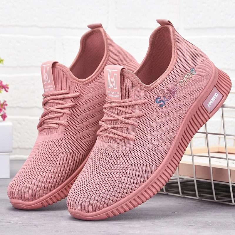 

6307 Non-Slip Slip On Breathable Walking Casual Running Shoes Sneakers, Black